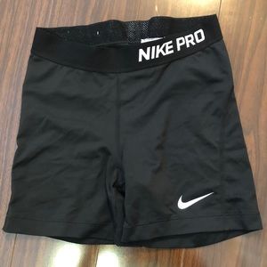 Black Nike Pro Compression Shorts
